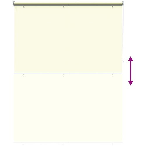  Roleta za&amp;scaron;tita od UV zračenja Krem 160 x 140 cm Poliester Slike