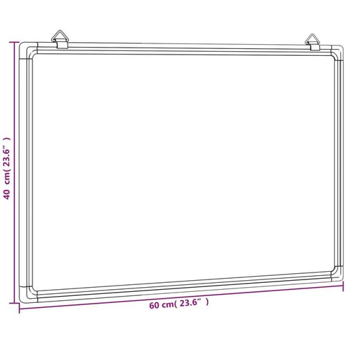  Magnetna ploča bijela 60 x 40 x 1 7 cm aluminijska Slike