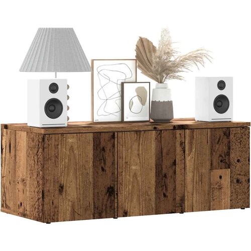 vidaXL TV omarica Old Wood 80x34x30 cm Inženirski les Cene