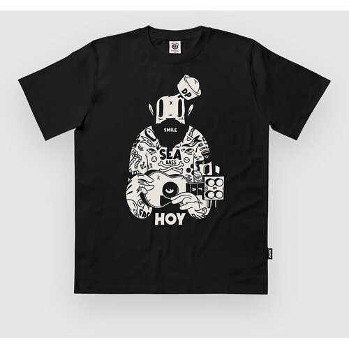 The Dudes Captain Classic Standard T-shirt black Cene