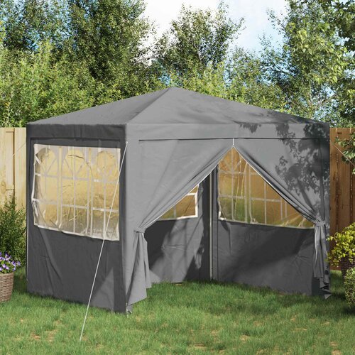 Šator za zabave Svijetlo siva 250 x 250 x 240 cm PE i čelik Cijene