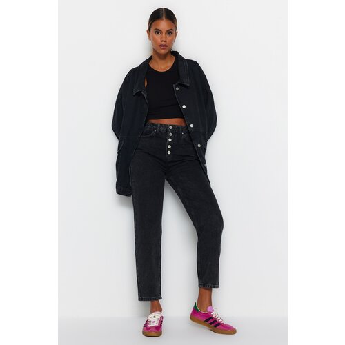 Trendyol Jeans - Black - Mom Slike