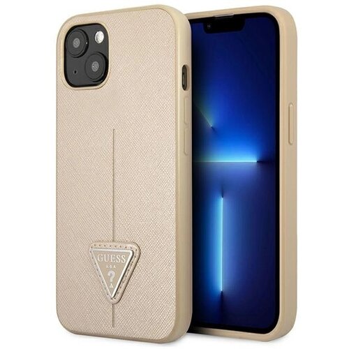 Guess OVITEK HARDCASE ZA IPHONE 13 MINI BEŽ SAFFIANO, (21834659) Cene