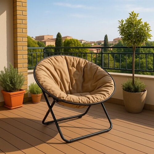  Ba&amp;scaron;tenska stolica 80x80x76cm kapucino LP-718000K Slike