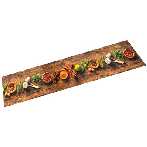 vidaXL Kuhinjska preproga pralna začimbe 60x180 cm žamet Cene