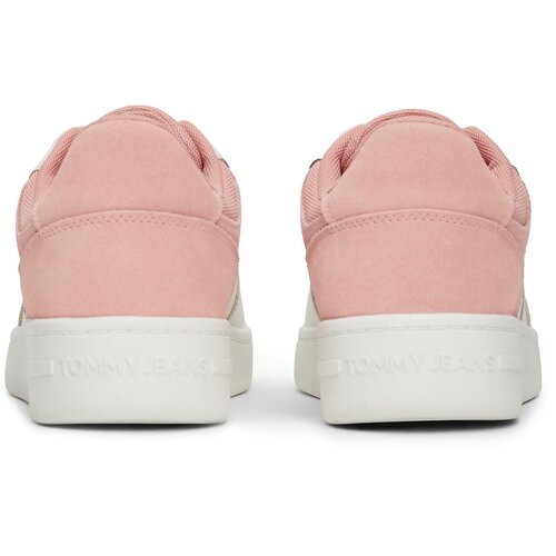 Tommy Jeans Niske tenisice &amp;#039;RETRO BASKET&amp;#039; mornarsko plava / prljavo roza / crvena / bijela Slike