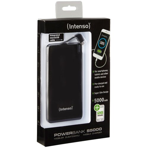  (Intenso) Punjač prijenosni za mobitele i tablete 5000mAh, slim - POWERBANK slim 5000 Slike