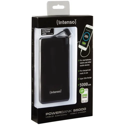  (Intenso) Punjač prijenosni za mobitele i tablete 5000mAh, slim - POWERBANK slim 5000