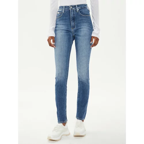 Calvin Klein Jeans Jeans hlače J20J223640 Modra Skinny Fit