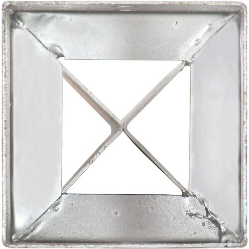 vidaXL Šiljci za tlo 6 kom srebrni 12 x 12 x 89 cm pocinčani čelik Cene