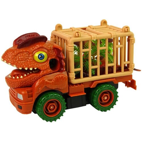  Dinosaur kamion transporter narančasti s dodacima Slike