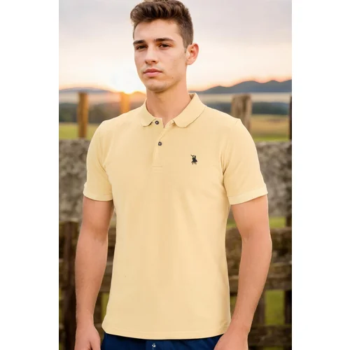 Dewberry T8561 MEN'S TSHIRT-LIGHT BEIGE