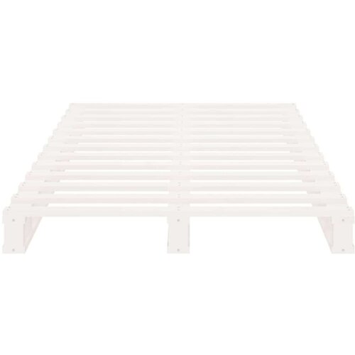 VidaXL okvir za krevet od borovine bijela 90x190 cm 3FT jednokrevetni Slike
