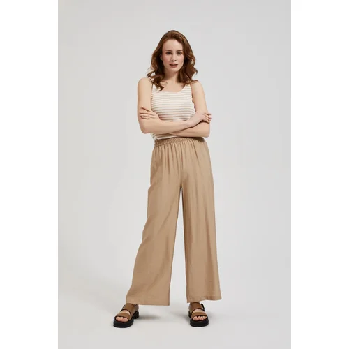 Moodo Women's summer trousers - cofee