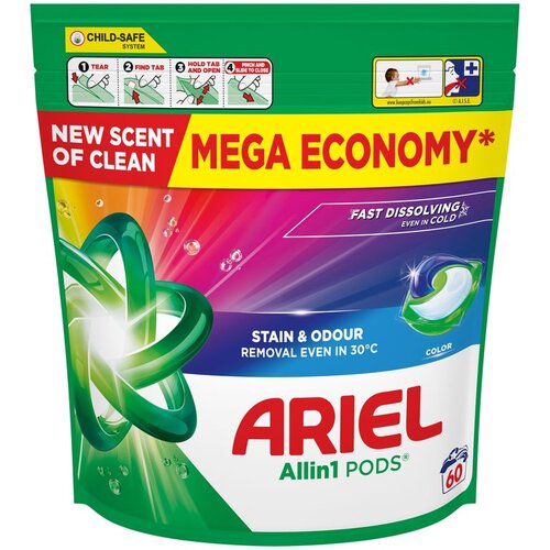 Ariel Gel Kapsule Color Fresh 60 kom / XL pakiranje Cijene
