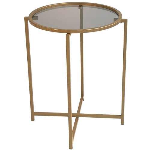 Neostill Okrugli pomoćni stolić &amp;oslash; 50 cm Gold - Slike