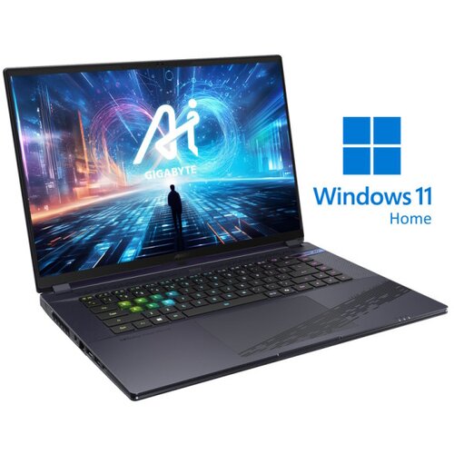 Gigabyte AORUS 16X 9KG 16 inch QHD+ 165Hz i7-13650HX 32GB 1TB SSD GeForce RTX 4060 8GB Backlit Win11Home gaming laptop Slike