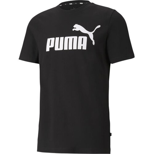 Puma mu&amp;scaron;ka majica ESS Logo Tee Crna Slike