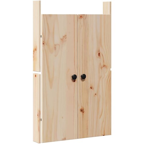 vidaXL Vrata za zunanjo kuhinjo 50x9x82 cm Močan borov les Cene