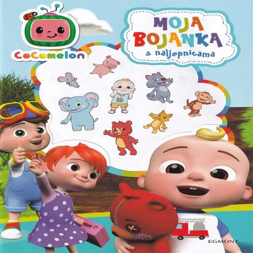 EGMONT GLOBAL PRESS cocomelon - moja bojanka s naljepnicama Cijene
