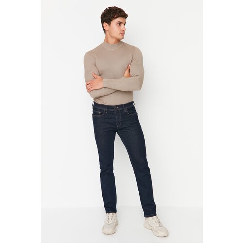 Trendyol Navy Blue Men&amp;#039;s Slim Fit Jeans Slike
