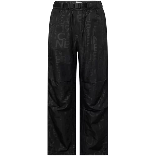 Calvin Klein Jeans Hlače antracit siva / crna