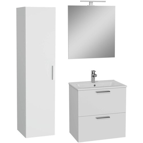 Vitra MIASET60BSET Mia 59 x 61 x 39,5 cm kopalniški sestav s stransko omarico Cene