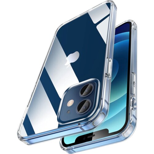 NIKCORP Etui za iPhone 12 / 12 Pro, za&scaron;čitni ovitek s protiudarno za&scaron;čito, ojačani robovi, prozoren polikarbonat, Crystal Clear, (5000139230) Cene