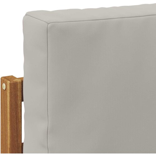 Set vanjskih sofa 6 kom. Prirodna i svjetlosiva Smeđa Slike