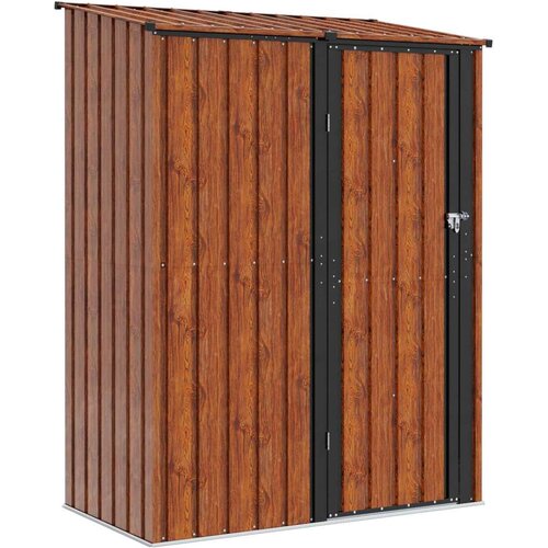  Vrtne &amp;scaron;upe Smeđa 153 5 x 86 x 200 cm Metal Slike