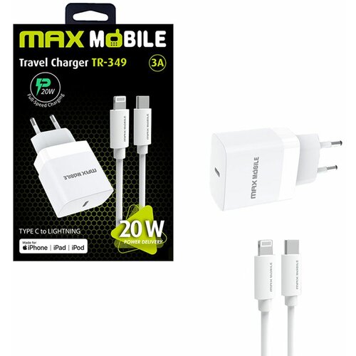 Max Mobile Maxmobile Punjač za telefon 2U1 MFI Apple TR349 Cene