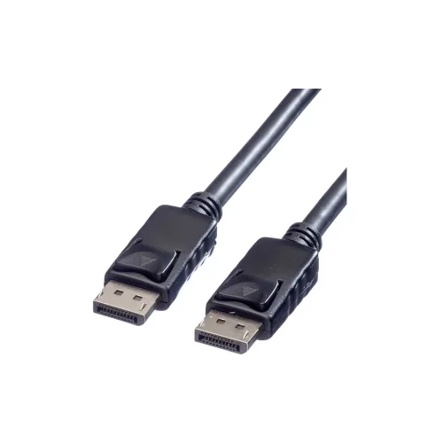 Roline DisplayPort priključni kabel 1.00 m 11.04.5601 sa zaštitom crna [1x muški konektor displayport - 1x muški konekto