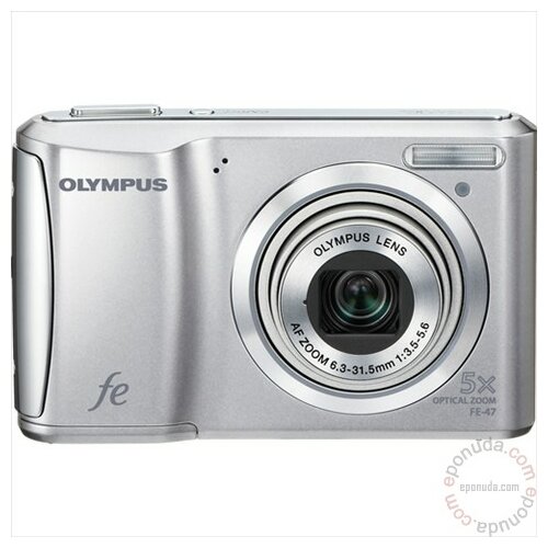 Olympus FE-47 Silver digitalni fotoaparat Slike