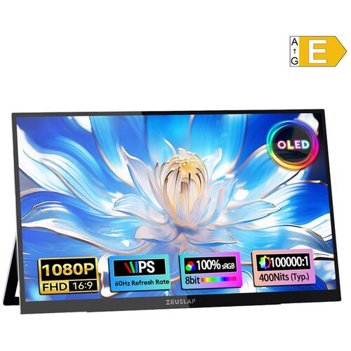 ZEUSLAP prenosni monitor OL133ED, OLED, 13,3inch Cene