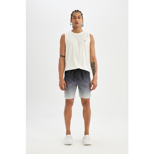 Defacto Regular Fit Gradient Printed Mesh Lined Above Knee Swim Shorts Slike