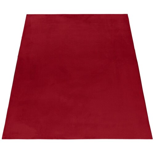 XXXL Preproga Z Visokim Florom Pouffy, Rdeča, 140x200cm Slike