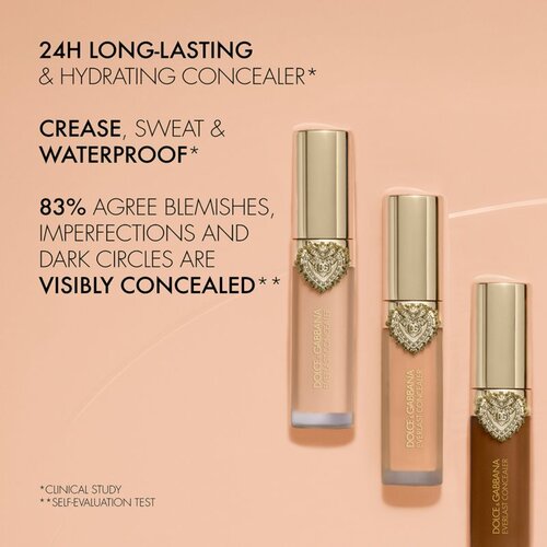 Dolce &amp;amp; Gabbana Flawless Everlast Concealer dolgoobstojni korektor odtenek 27 Medium Deep - Yellow Neutral Undertones 11 ml Slike