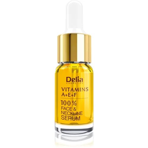 Delia Cosmetics Professional Face Care Vitamins A+E+F serum protiv bora za lice i dekolte 10 ml