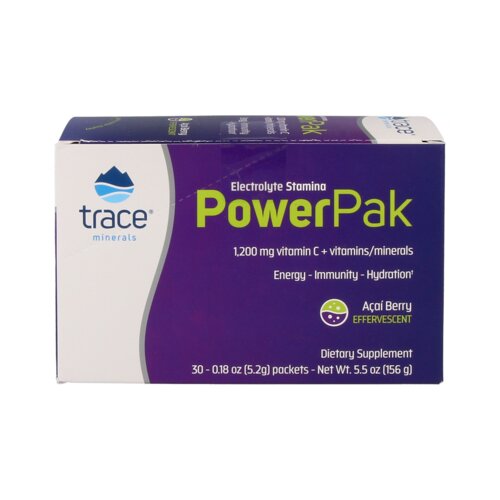 Trace Minerals Research Power Pak Electrolyte Stamina &amp;amp; Vitamin C - Acai Slike