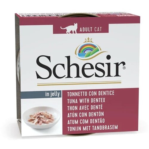 Agras Pet Foods SCHESIR za mačke Oceanic Adult in Jelly Tuna with Dentistry 85 g, (21385724) Cene