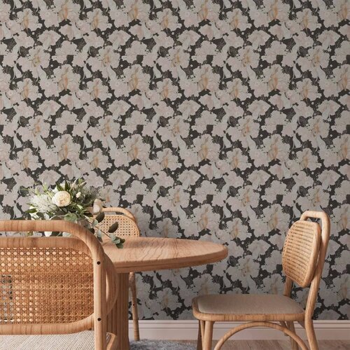  Tapeta - White and beige hares 50x1000 Standard Slike