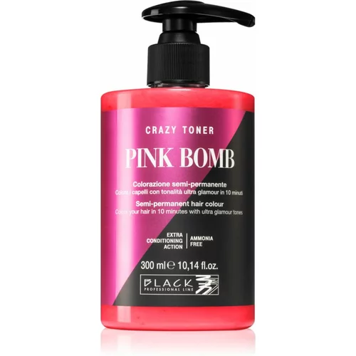 Black Professional Line Crazy Toner barvni toner Pink Bomb 300 ml