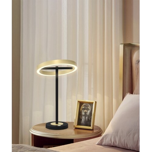 Wofi 8016-104 - LED dodirna prigu&amp;scaron;iva lampa BREST LED/10,5W/230V crna/zlatna Slike