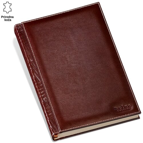 PRINC LEATHER Kožni rokovnik, A4, Braon Cene
