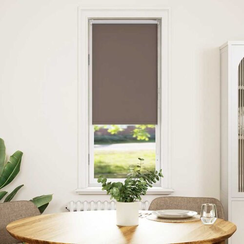 VidaXL Roleta zatemnjena kava 55x150 cm &amp;Scaron;irina tkanine 50,7 cm Slike