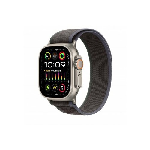 Apple watch 49mm band: blue/black trail loop - m/l mt623zm/a Cene