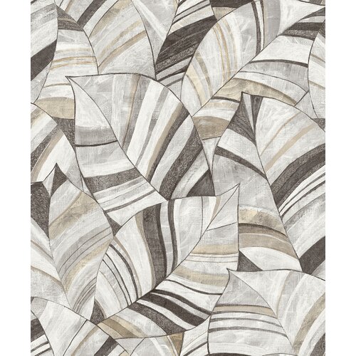 Decoprint Wallcoverings Tapeta Serenity Native Leaves 4 boje Slike