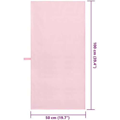  Sportski Ručnici 2 pcs Ružičasta 100 x 50 cm Slike