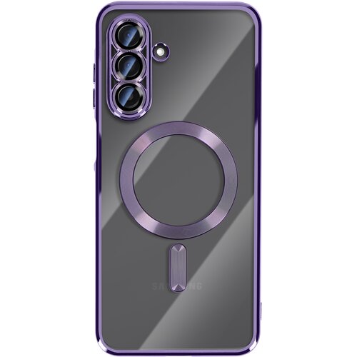 AVIZAR Ohišje za Galaxy A17, združljivo z MagSafe, s kromiranim robom, Vijolična, (5000189316) Cene