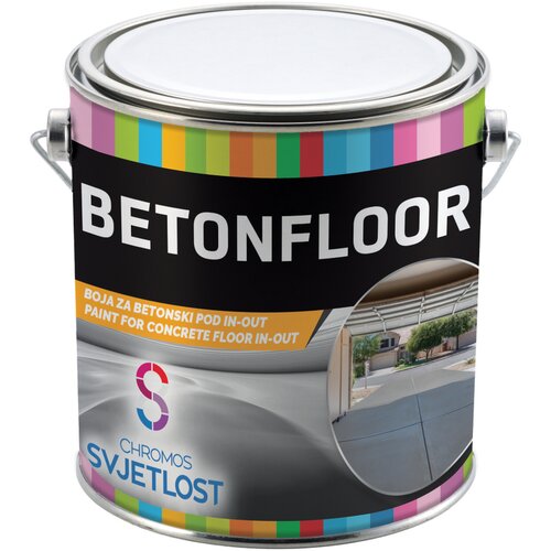 CHROMOS SVJETLOST Premaz za beton Betonfloor, RAL 7044, Silk grey, 2,5 l Cene